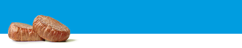 Two cylindrical objects with a textured surface are presented against a blue background.