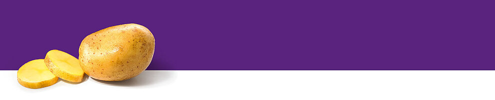 A potato with a slice.